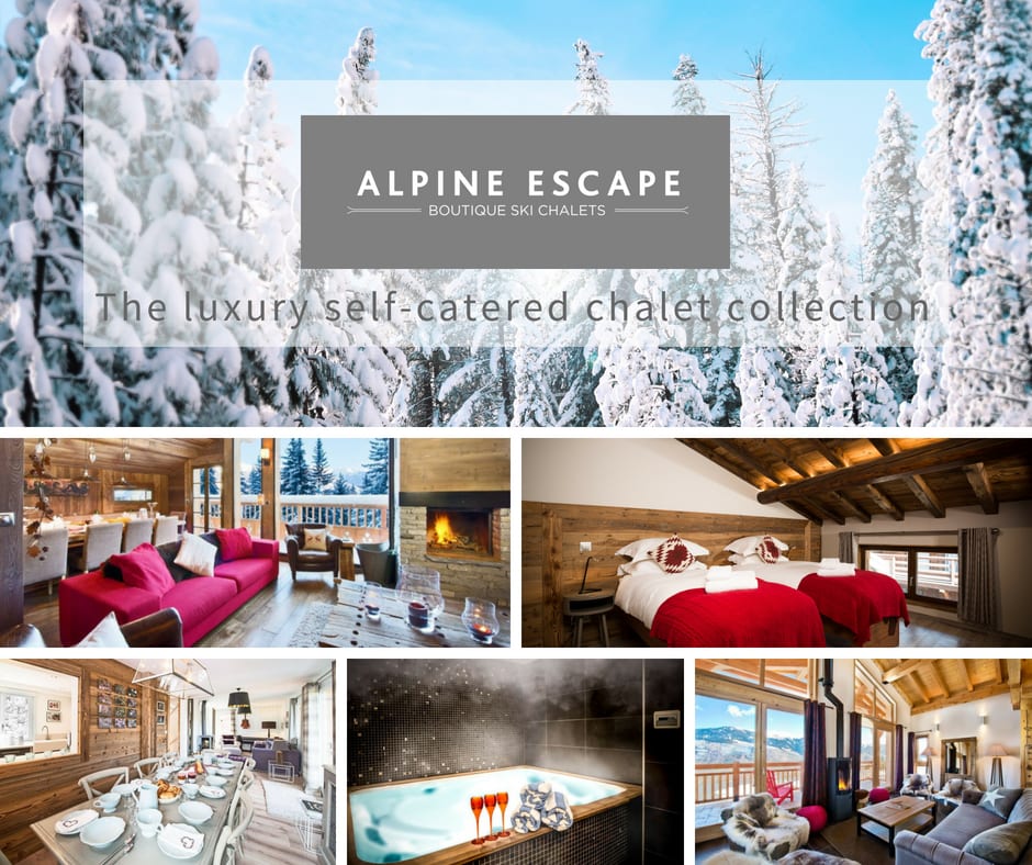 self-catered ski chalets in Courchevel